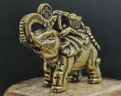 Glückselefant alter bronze - glückselefant,