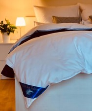 FREIHAUS DAUNEN BETTDECKE ZUDECKE DECKE 100% NATUR PUR 135X200 CM 1600 Gramm