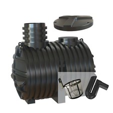 Regenwassertank Zisterne 5000 L Ecoline inkl. Basic Gartenausstattung