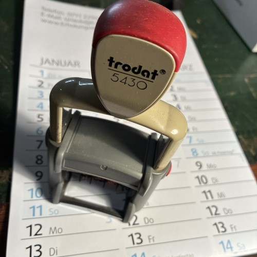 Trodat5430 datums stempel - trodat5430, -stempel