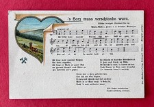 Erzgebirge Lied AK von ANTON