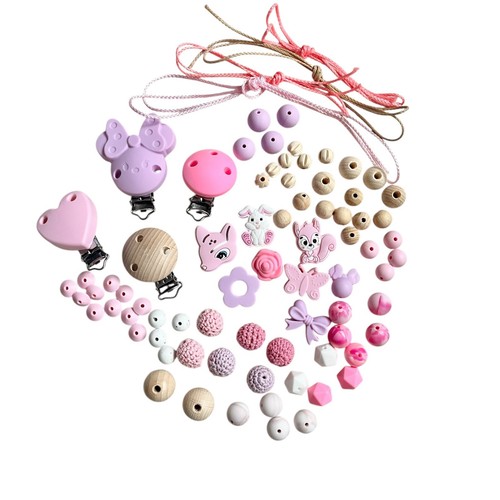 Schnullerkette bastelset - schnullerkette,