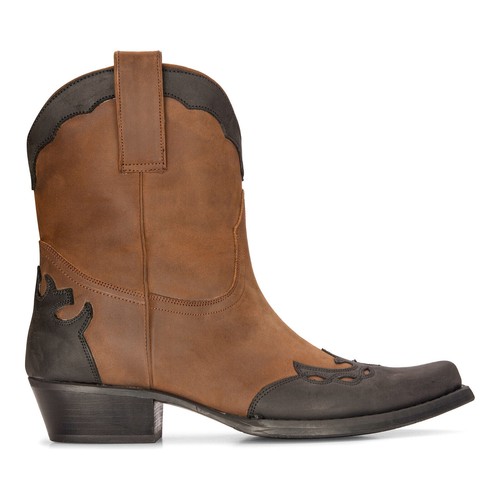 Herren leder westernstiefel - herren,