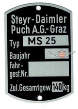 Puch MS 25 Mofa Moped Rahmen