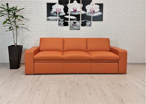 Sitzer 230cm echtleder sofa - sitzer,