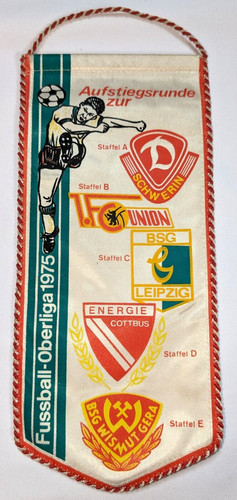Wimpel ddr aufstiegsrunde 1975 - wimpel,