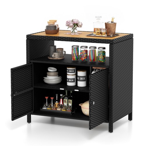 Gartenschrank polyrattan - gartenschrank,