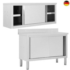 Edelstahl Arbeitsschrank mit