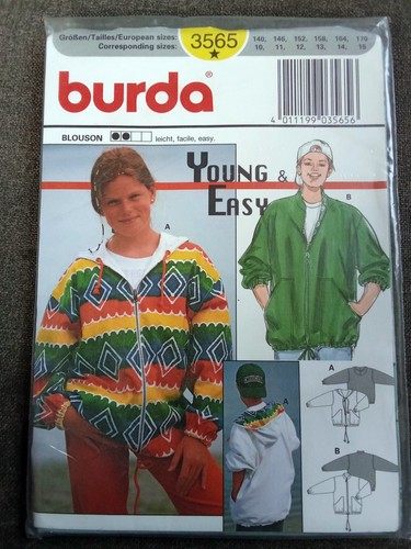 Burda young easy - 3565, blouson