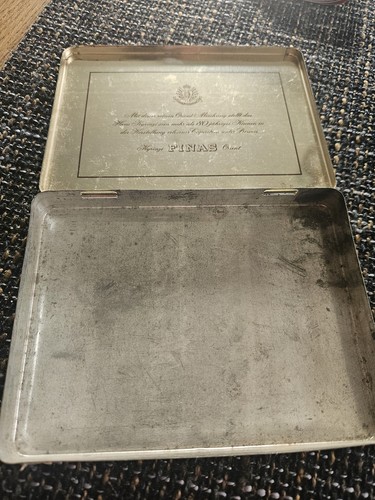Blechdose mit deckel 50er 70 - blechdose,