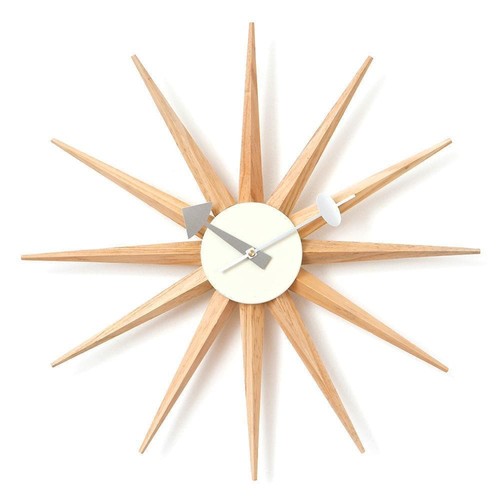 George nelson sunburst wanduhr - george,