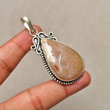 Fossil Coral Gemstone 925