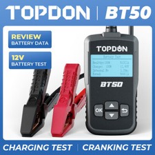 TOPDON BT50 12V Auto Batterietester Digital PKW KFZ Diagnosegerät Akku Testgerät