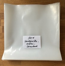 PE Schutzhülle Vinyl LP Maxi 12“ Standard Außenhülle Paket zu 50 Stück