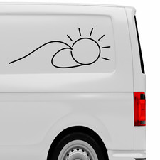 Wohnmobil Aufkleber Sonne