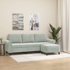 Sofa 3-Sitzer Hocker