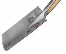 Ideal Spaten ,,BRITTA" Garten graben umgraben Doppelfeder Stahl Eschenholz