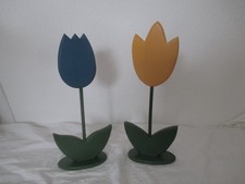 Dekofigur aus Holz "Tulpen"
