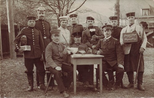 Fotokarte soldaten - 1.wk,