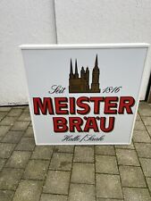 Leuchtkasten (MeisterBräu) Einseitiges 80x80x10 cm Leuchtreklame NEU