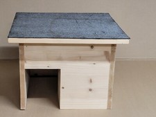 Igelhaus Igelhütte mit Windfang Maße ca 40x40x29cm Kiefer Holz Massiv