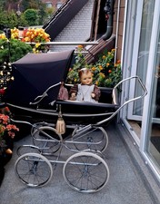 Traumschöner alter  Silver Cross Kinderwagen 70er Jahre , Puppenwagen