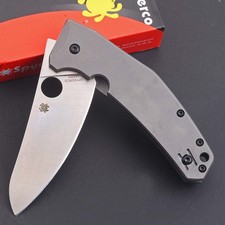 Hochwertiges Titangriff Taktisches Taschen Klappmesser Framelock Lager Messer a