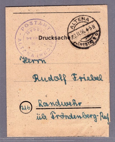 1946 zeitungsschleife altena - 1946,,