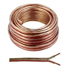 10m Lautsprecherkabel 2x 4mm² Transparent Audiokabel Boxenkabel
