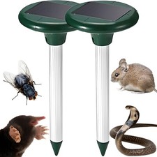 Tiervertreiber Solar Ultraschall Marderschreck Abwehr Abwehr Schreck Grün Retoo