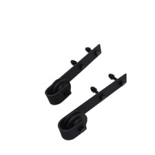 Holzschiebetürbeschlag Barn Door Türbeschläge 200 cm Schwarz Stabilität Holzschi