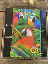 Ordner A4/breit/Herlitz - Motiv Papageien - minimale Gebrauchsspuren