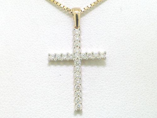 Brillant anhänger kreuz 585 - kreuz,