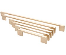 Möbelgriffe BA 128 - 320mm Küchengriffe goldfarbig matt Türgriffe messing *8013