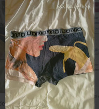 Boxershort Slip Herren Unterwäsche Baumwolle Größe XL Underwear grau