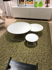 B&B Italia Couchtisch Fat Fat weiß Kombination 42 /62 / 92 cm Durchmesser