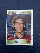 Rui Costa signed Sticker Euro