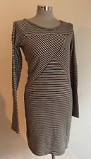 Gsus Y2K Kleid stretch 100% Baumwolle Gr. S (36) rosa / schwarz gestreift