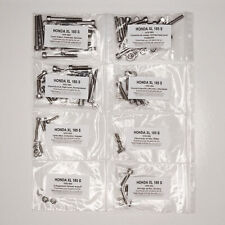 HONDA XL 185 S 1983-1988 Komplettmotor Inbus Rostfrei Schraubensatz XL185S XL185