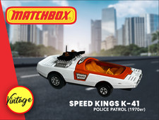 MATCHBOX SPEED KINGS K-36 41 BANDOLERO - POLICE Vintage 1970 Polizei