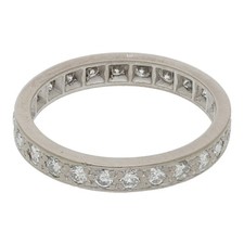 Brillant Memoire Ring 750/ 18 K Weißgold Gr. 50 Schmuck Geschenk R02.8573