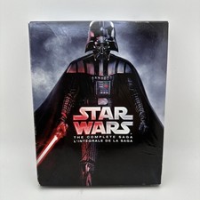 STAR WARS: THE COMPLETE SAGA Blu-Ray Episodes I-VI + 3 Bonus Discs W/ Slipcover
