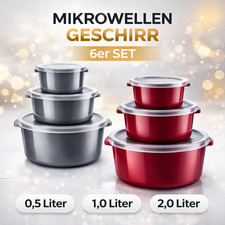 Menüteller mit Deckel Set