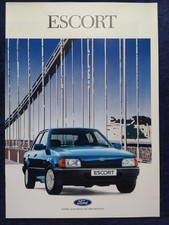 Ford Escort Ghia Turnier XR3i Ghia Cabrio XR3i Cabrio Prospekt 12.1989