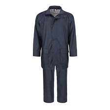 modAS Unisex PU-Regenanzug Profi Set Regenjacke Regenhose winddicht wasserdicht