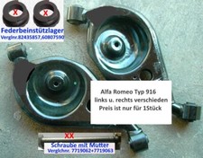 Alfa Romeo Spider GTV Schwingarm Hinterachse Verglnr. ls 60612319, re 60612320