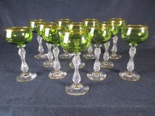 12 Weingläser/ Römer SAINT LOUIS Cristal France aus altem Besitz um 1900  TOP!