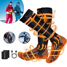 Beheizte Socken,Elektrische Beheizte Socken,Winter Warme Thermosocken Fußwärmer