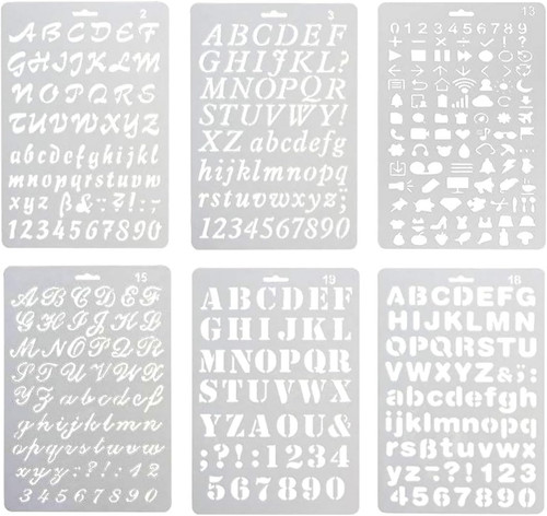 Stück buchstaben schablone - stück,