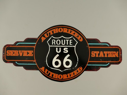 Xxl blechschild route 66 - route,